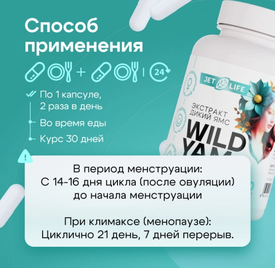 Дикий Ямс (диоскорея) в капсулах экстракт 60шт Дикий Ямс (диоскорея) в капсулах экстракт 60шт